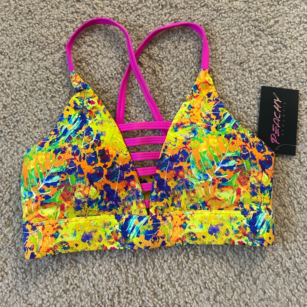 PEACHY ATHLETIC Seventh Heaven Sports Bra- Pomelo XS